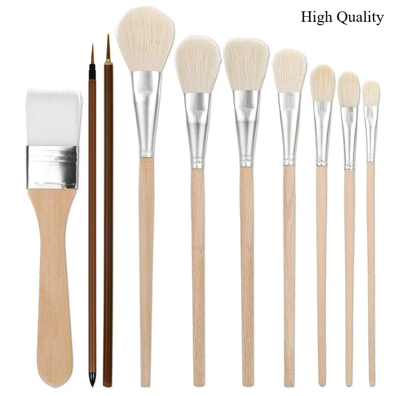 Model Kit Acrylic Paint - 7/10/11개 전문가용 염소털 혼합 모프 페인트