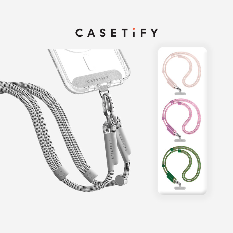 Model Kit Accessories - CASETiFY 우븐 코드 폰 스트랩 세트