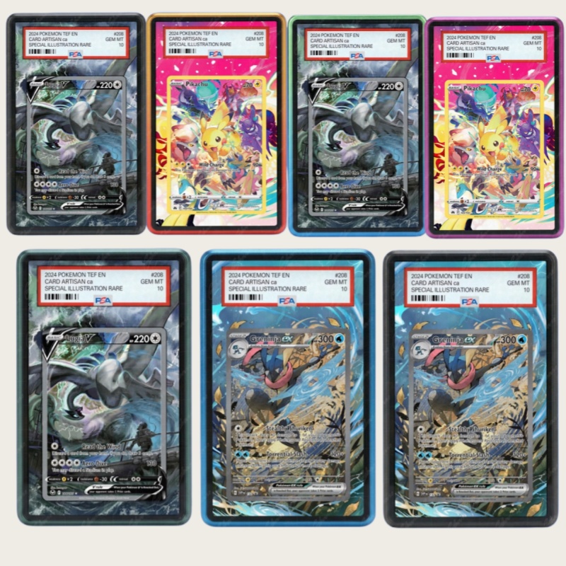 Model Kit Lugia - Ptcg Lugia Greninja 카드용 아트 디스플레이