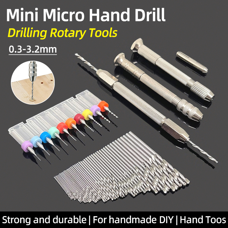 Pin Vice Micro - 미니 마이크로 0.3-3.2mm 양손 드릴 핀