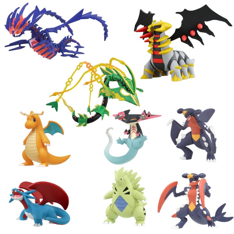Model Kit Rayquaza - 오리지널 다카라 토미 드래곤 타입 포켓몬