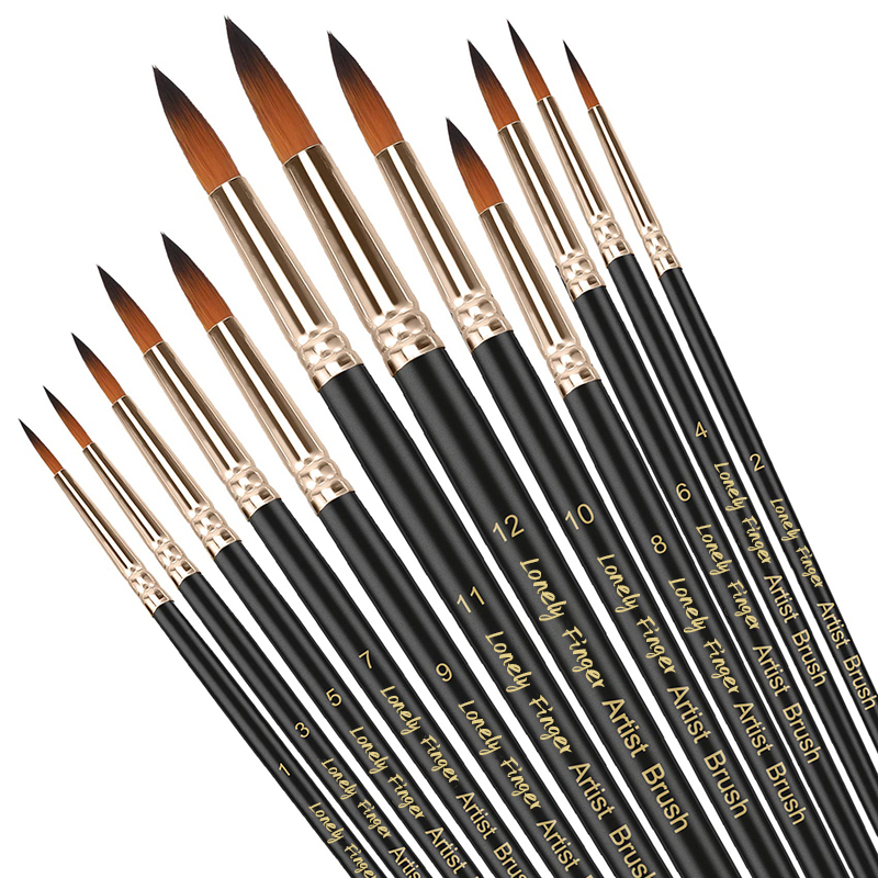 Model Kit Acrylic Paint - 12/24/48pcs 페인트 브러쉬 세트 전문 페인트