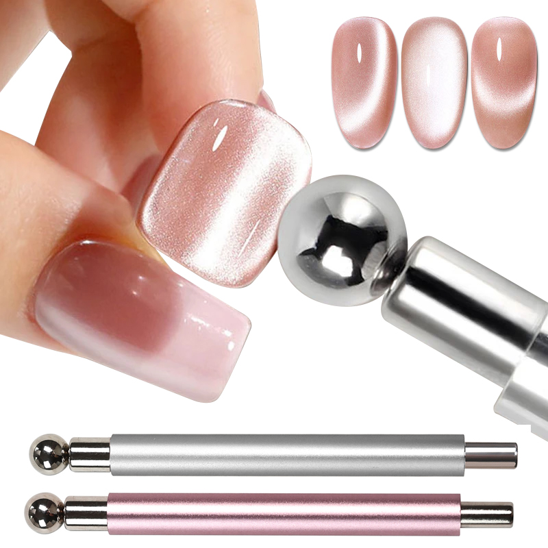 Sanding Stick Set - 네일 캣아이 마그네틱 볼 1개, 네일