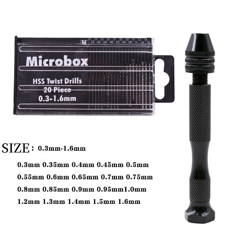 마이크로 미니 핀 바이스 핸드 드릴 트위스트 비트 PC - Pin Vice Micro 리뷰 및 가격