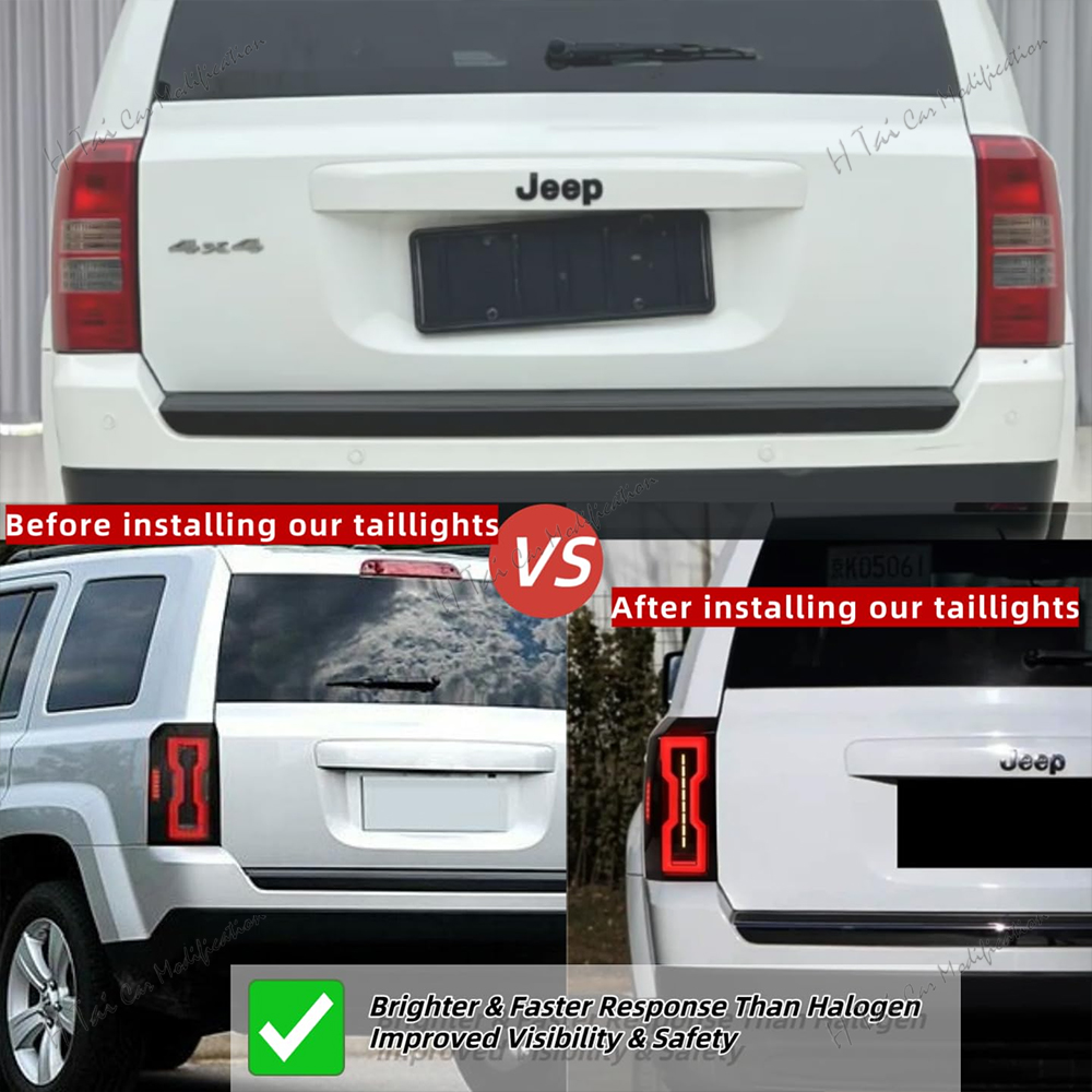 지프 패트리어트 2008-2017용 LED 테일 라이트 - Model Kit Jeep 리뷰 및 가격