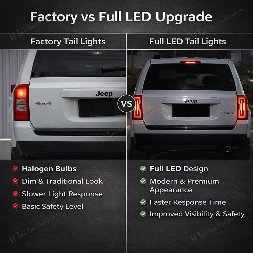 지프 패트리어트 2008-2017용 LED 테일 라이트 - Model Kit Jeep 리뷰 및 가격