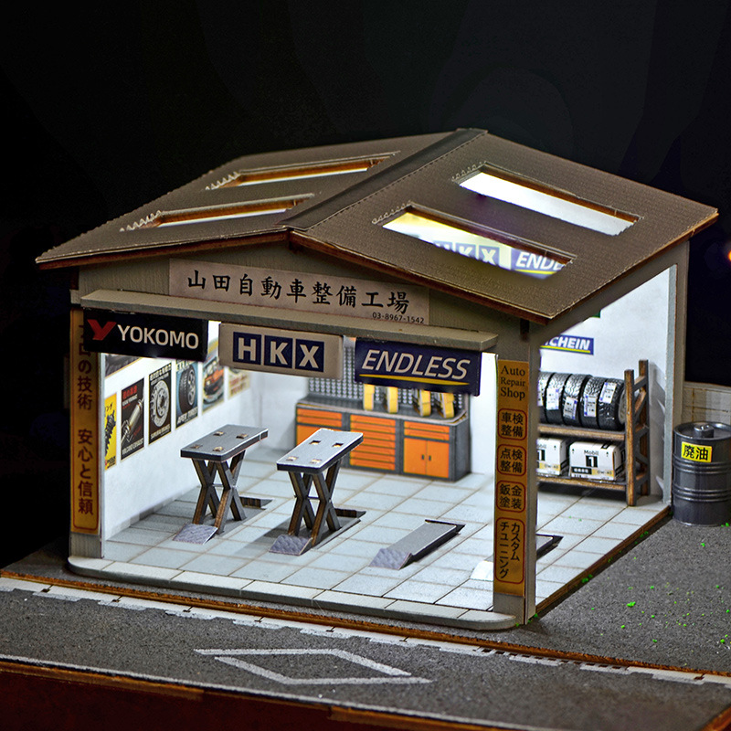 1:64 스케일 DIY 자동차 정비소 디오라마 키트(L - Model Kit Diorama 리뷰 및 가격