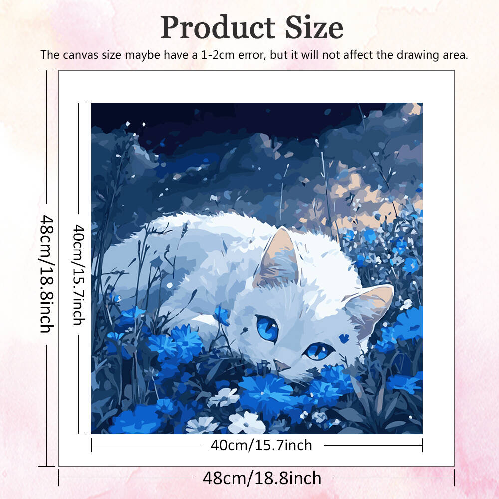 숫자로 DIY 그림 고양이 동물 디지털 유화 꽃 아크릴 - Model Kit Acrylic Paint 리뷰 및 가격