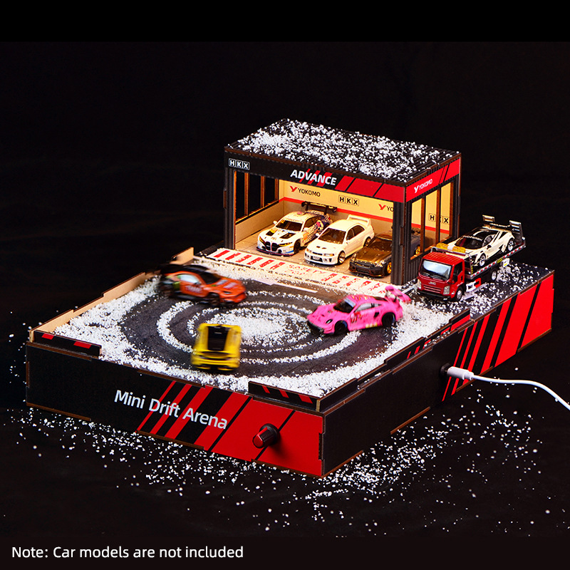 1:64 스케일 DIY 드리프트 트랙 디오라마 (회전식 - Model Kit Diorama 리뷰 및 가격