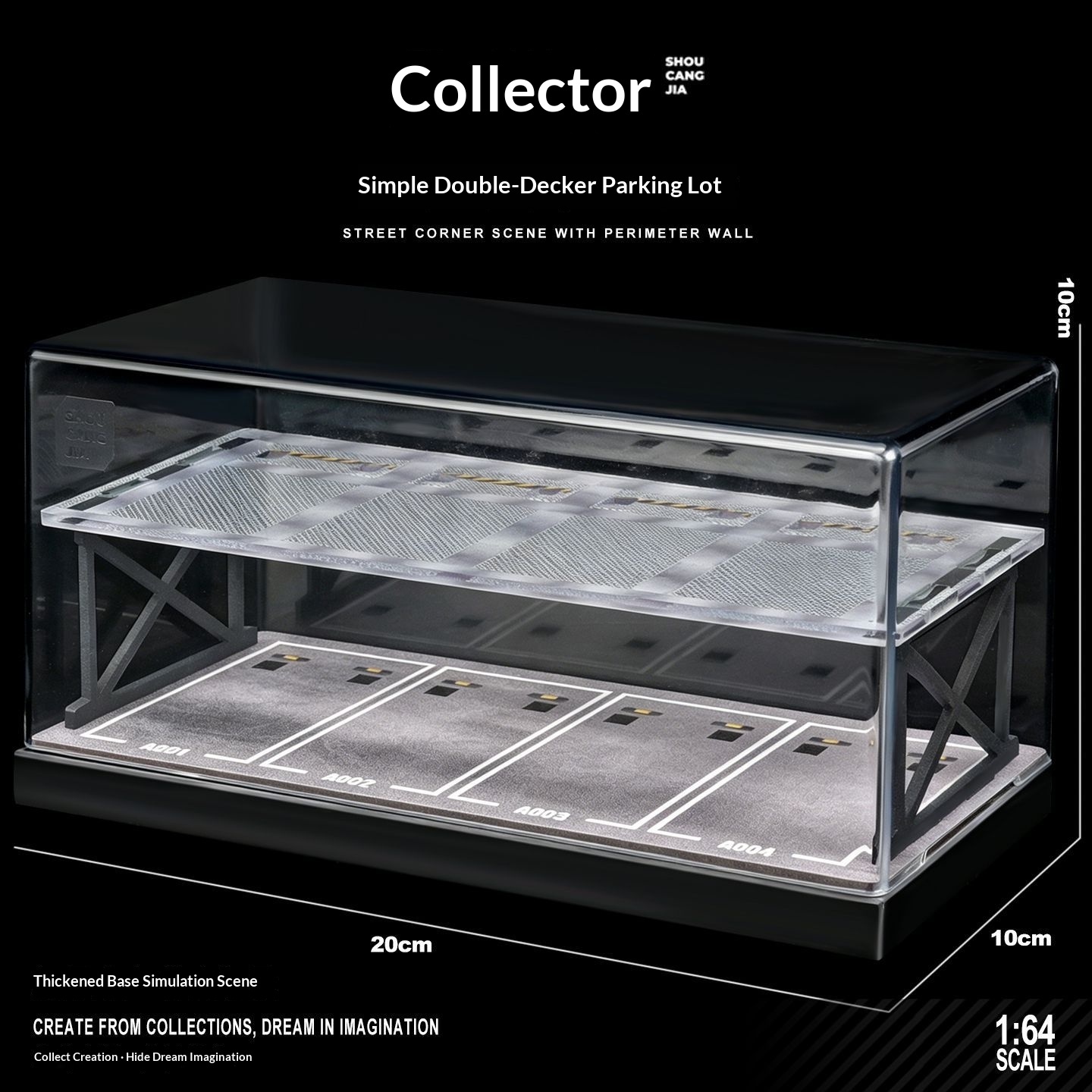 컬렉터 1:64 스케일 2층 주차장 디오라마 – 먼지  - Model Kit Diorama 리뷰 및 가격