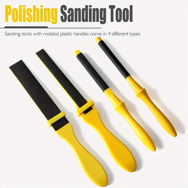 4pcs 샌딩 스틱 세트 나무 금속 플라스틱 자동차 바 - Sanding Stick Set 리뷰 및 가격