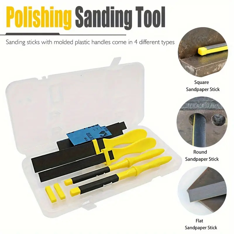 4pcs 샌딩 스틱 세트 나무 금속 플라스틱 자동차 바 - Sanding Stick Set 리뷰 및 가격