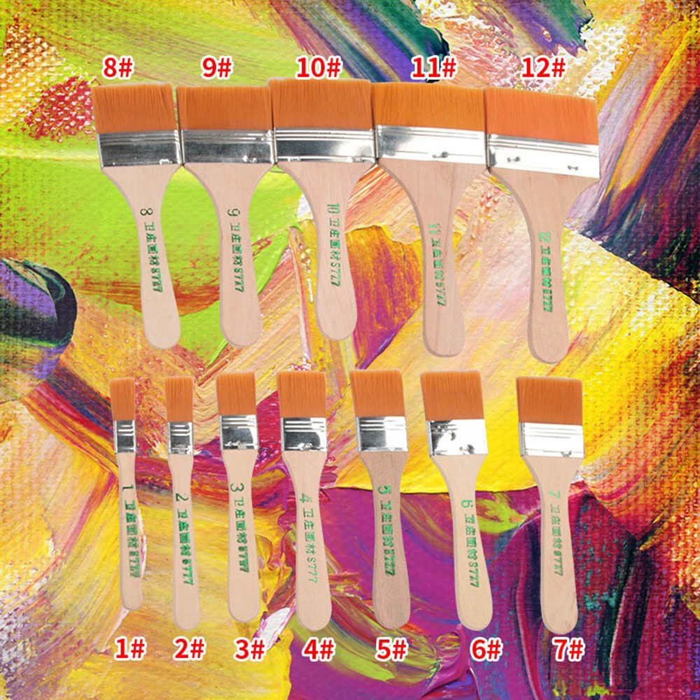 12개/세트 메모리 나일론 페인트 브러쉬 세트, 아크릴 - Model Kit Acrylic Paint 리뷰 및 가격