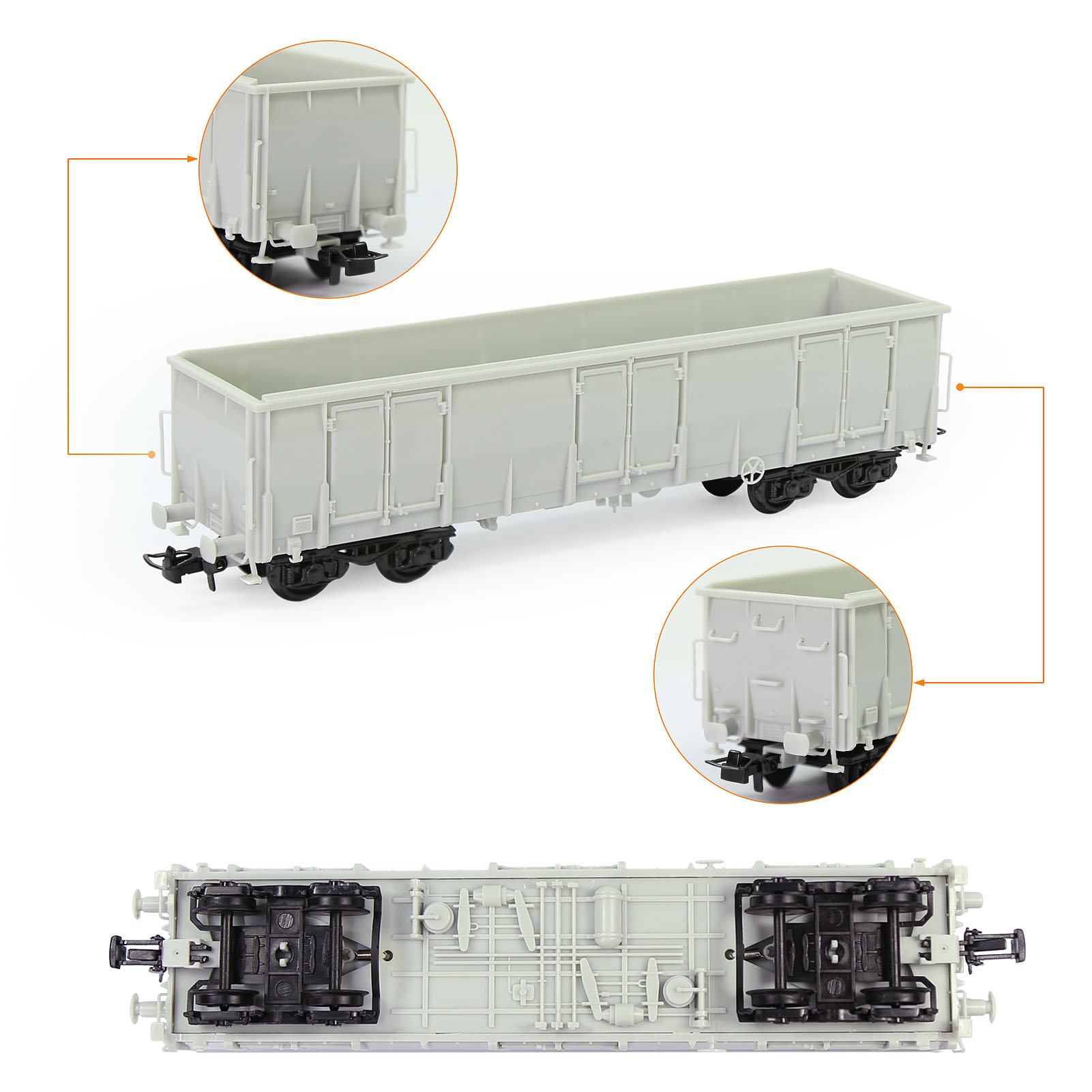 Evemodel 1pc HO 스케일 1:87 빈 조립되 - Model Kit Lugia 리뷰 및 가격