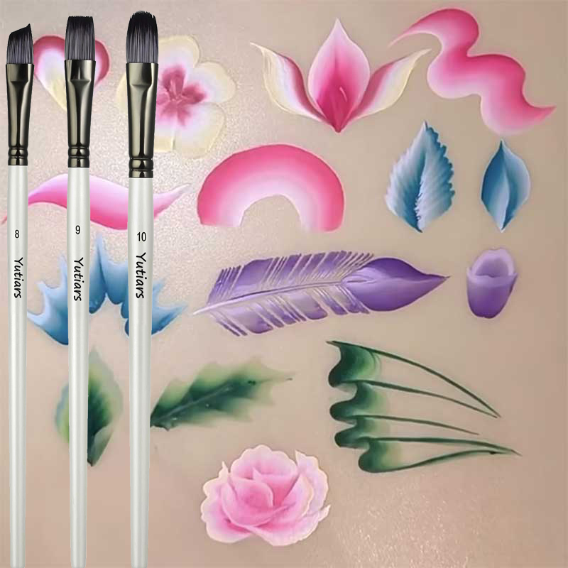 10피스 페이스 페인팅 브러쉬 세트 - 수채화, 그라데 - Model Kit Acrylic Paint 리뷰 및 가격