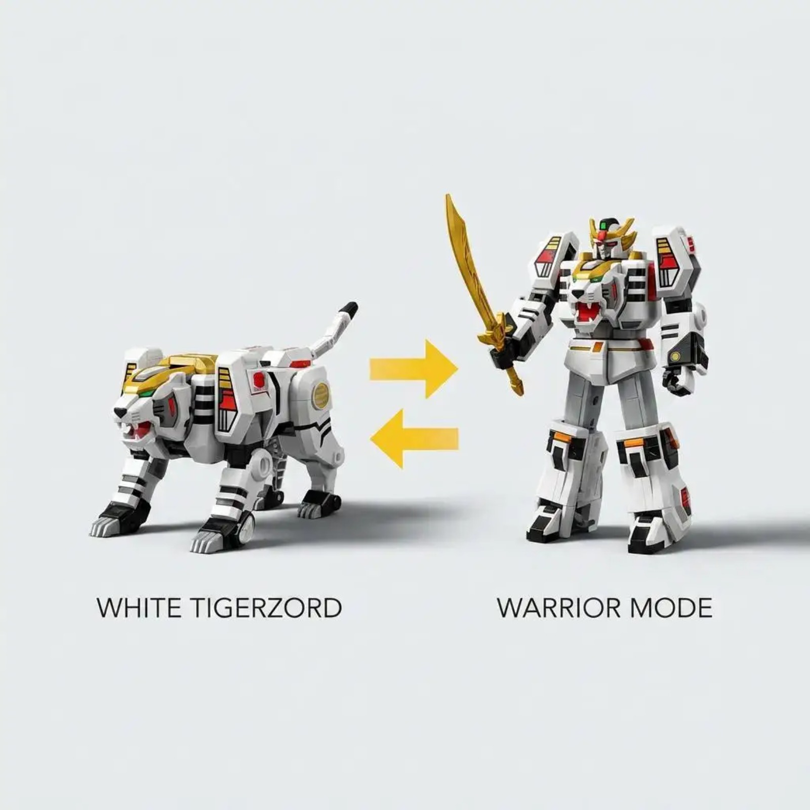 플레이메이트 파워레인저 리-이그나이션 화이트 타이거조드 - Model Kit Power Rangers 리뷰 및 가격