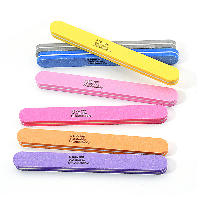 10 개/몫 전문 네일 파일 100/180 빨 수있는  - Sanding Stick Set 리뷰 및 가격