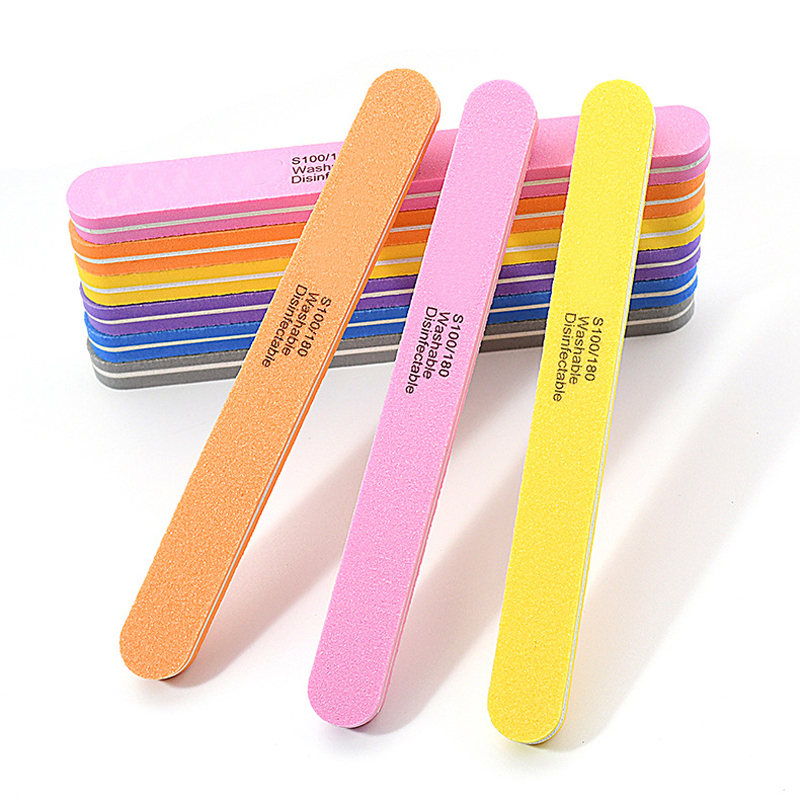 10 개/몫 전문 네일 파일 100/180 빨 수있는  - Sanding Stick Set 리뷰 및 가격
