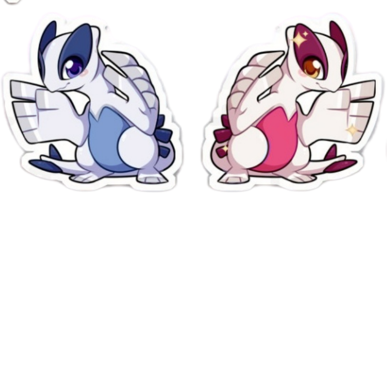 귀여운 아크릴 키체인 양면 인쇄 퍼렛 스네이셀 퍼렛 셀 - Model Kit Lugia 리뷰 및 가격