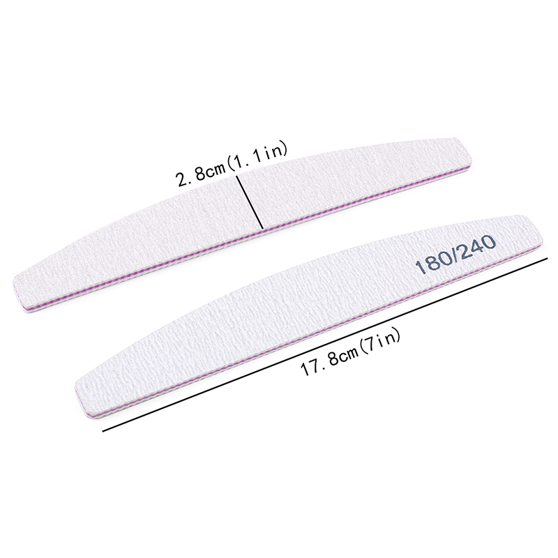 매니큐어 용 10Pcs 양면 네일 파일 100/180  - Sanding Stick Set 리뷰 및 가격