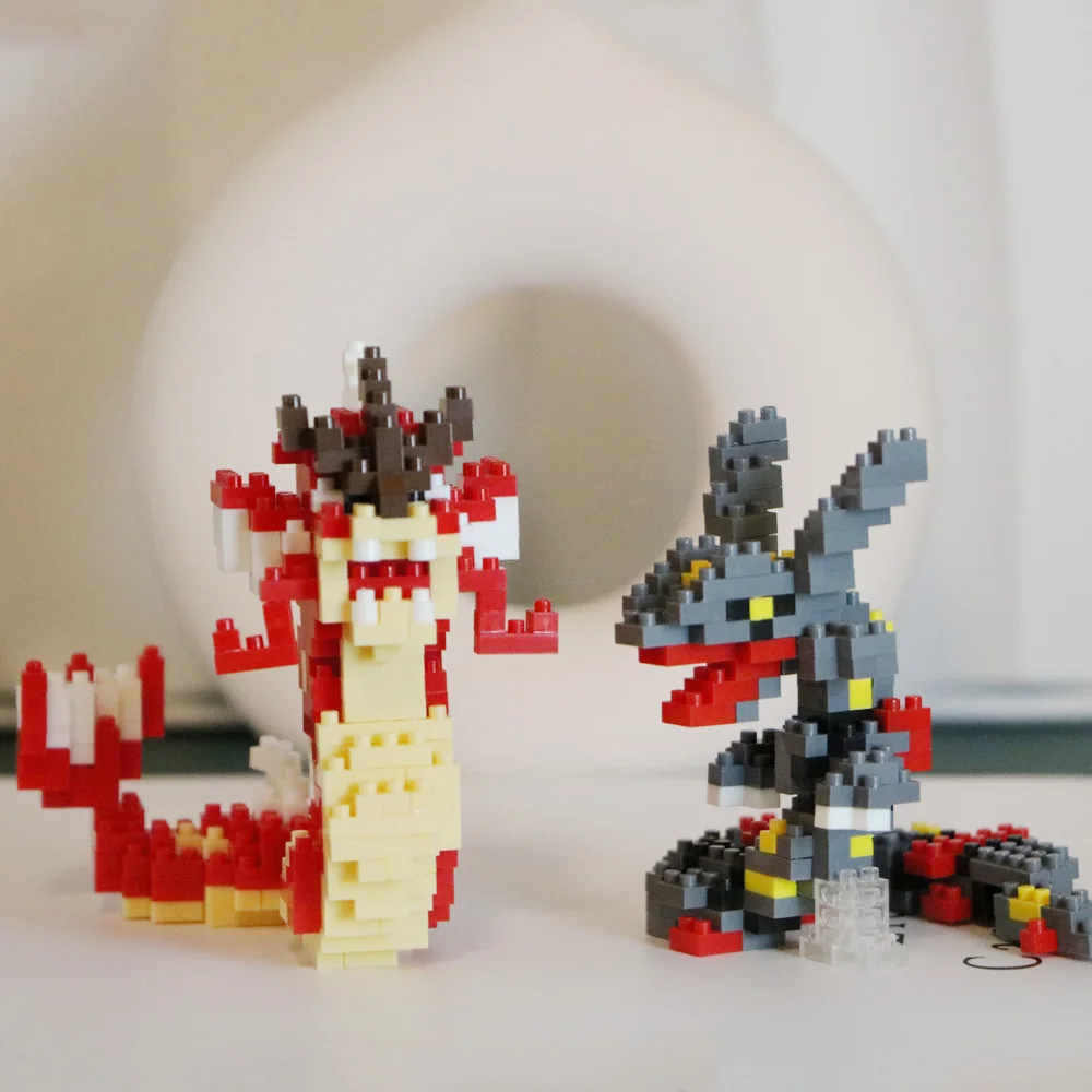 포켓몬 마이크로 빌딩 블록 레드 Gyarados Ray - Model Kit Rayquaza 리뷰 및 가격