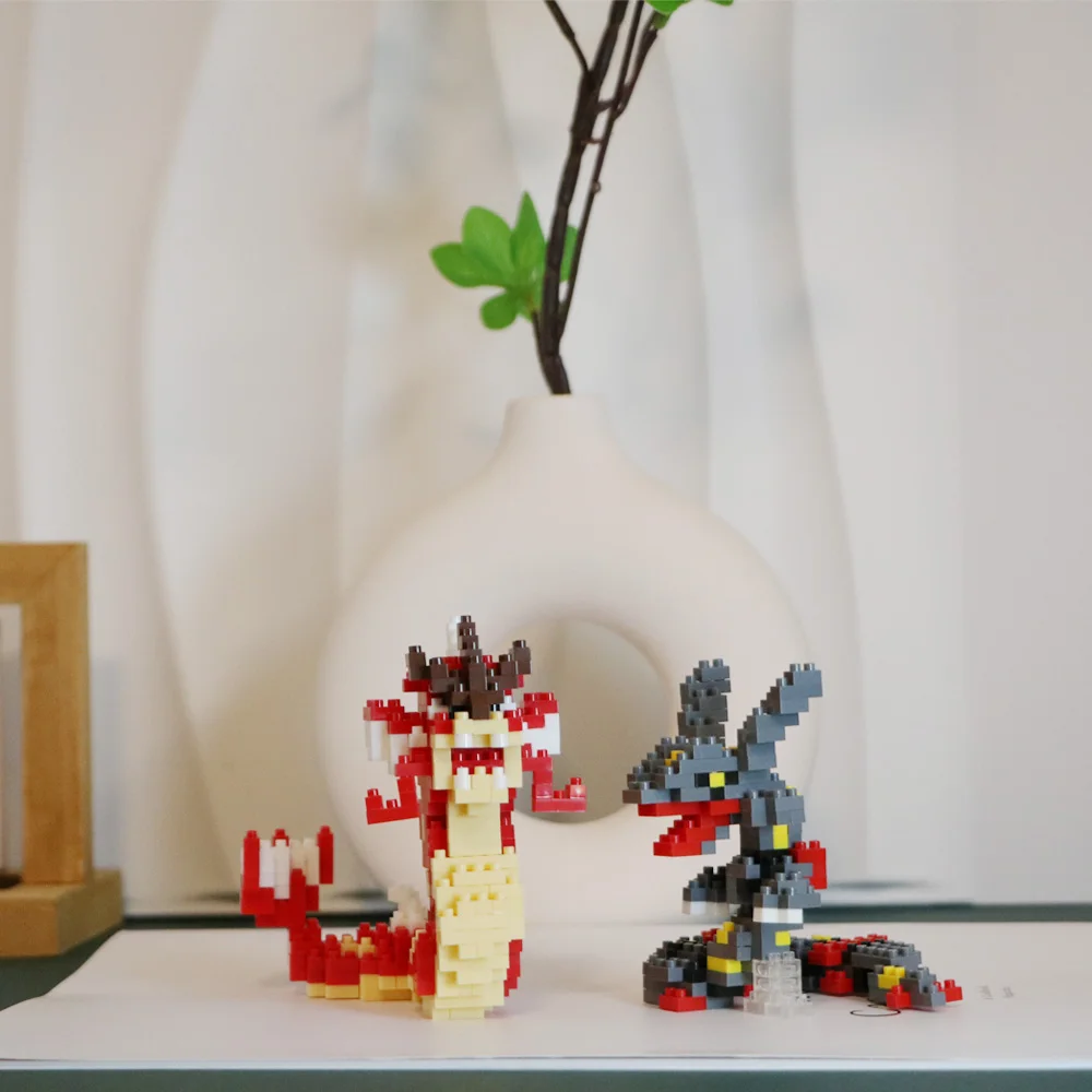 포켓몬 마이크로 빌딩 블록 레드 Gyarados Ray - Model Kit Rayquaza 리뷰 및 가격