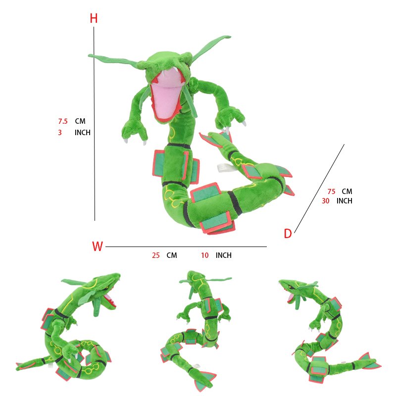 포켓몬 레이쿠자 봉제 인형 부드러운 동물 뜨거운 장난감 - Model Kit Rayquaza 리뷰 및 가격