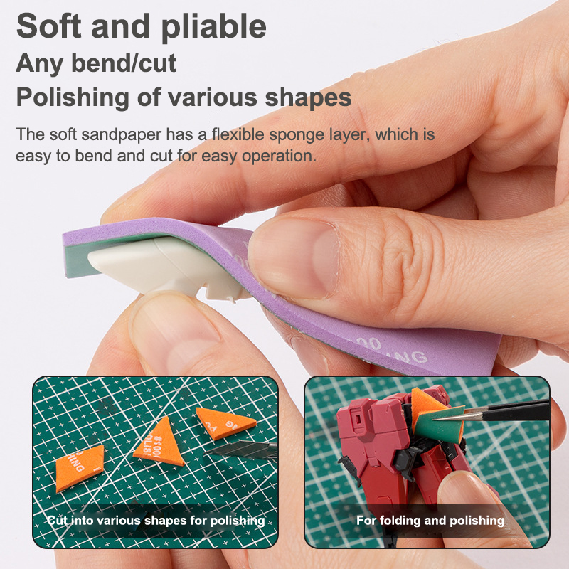 9 개/대 400~1200 모델 조립용 반강체 샌딩 스 - Sanding Stick Set 리뷰 및 가격
