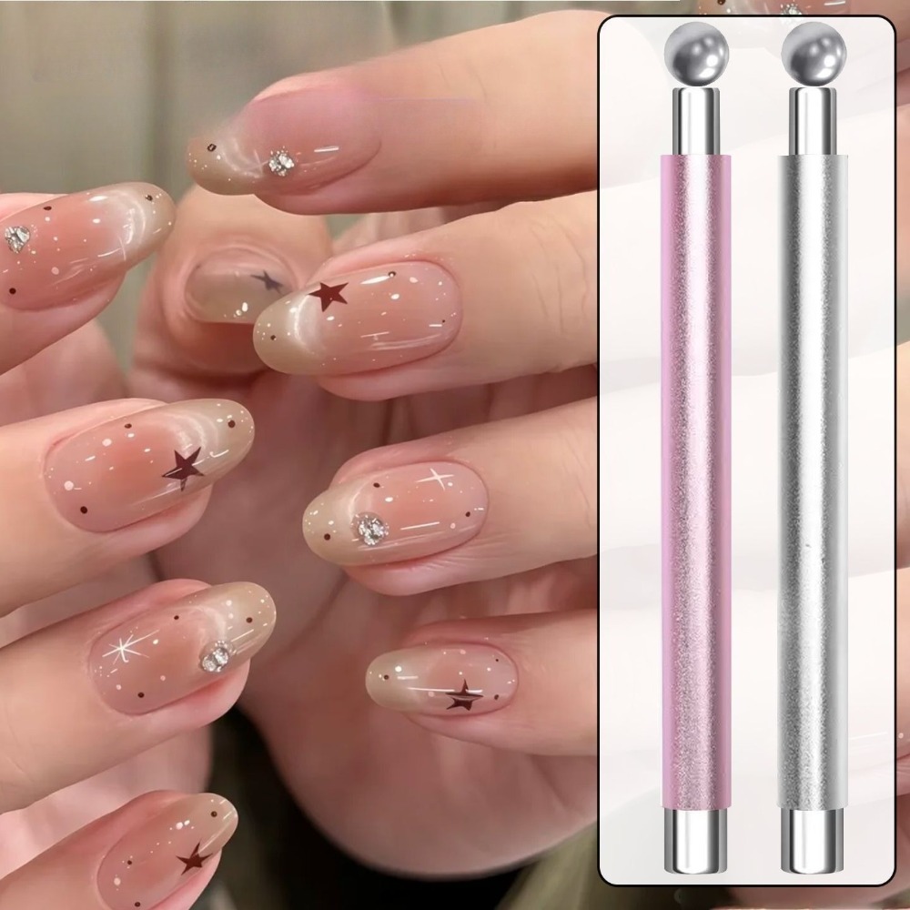 1/2개 네일 캣아이 마그네틱 볼 네일 마그네틱 스틱  - Sanding Stick Set 리뷰 및 가격